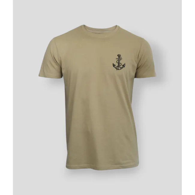 Troupes de Marine France Army Military Men T-Shirt Short Sleeve Casual 100% Cotton Shirt