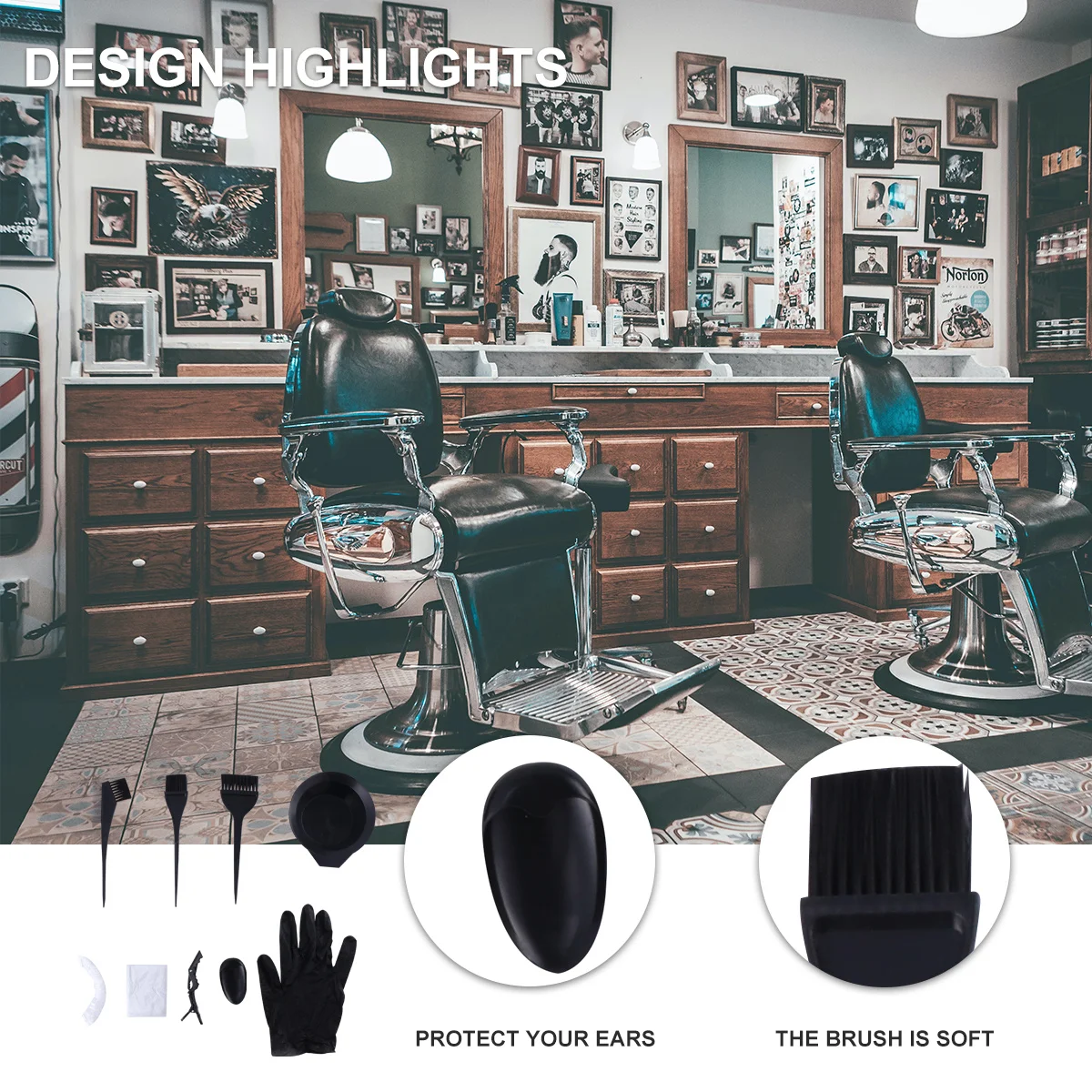 31 قطعة مجموعة صبغ الشعر صالون المنزل استخدام أدوات تلوين الشعر دائم خلط الأطباق فرش قفازات مجموعة مشط وعاء الصباغة #2