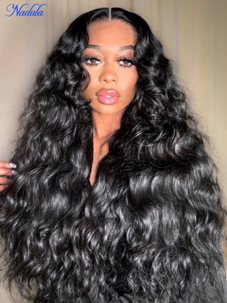 

NADULA Bye Bye Knots 3.0 Deep Wave Glueless Wig Human Hair 7x5 Pre Cut Transparent Lace Front Human Hair Wig Drawstring 180%
