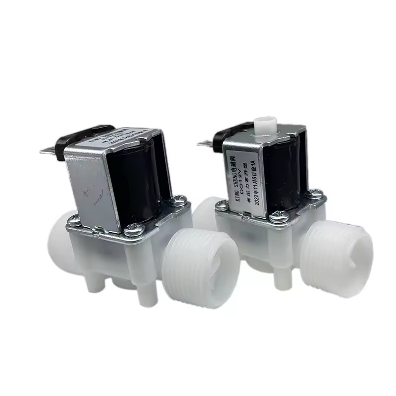 3/4 "プラスチック電磁弁 12V 24V 220V 磁気水制御空気圧コントローラスイッチノーマルクローズオープン N/C