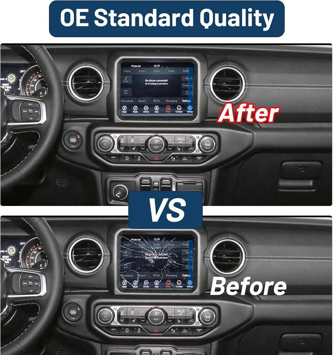 8.4" Uconnect Radio Navigation LCD Touch Screen Display For Jeep Dodge Grand RAM