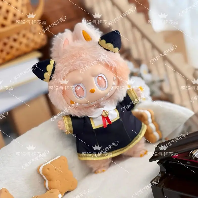 1세대 2세대 3세대 라부부 애니메이션 스파이 X 패밀리 아니야 라부부 아기 옷 교복 17cm