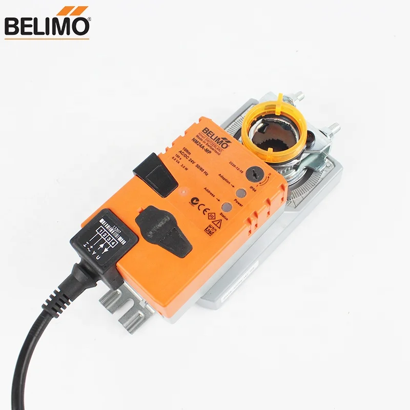 BELIMO-amortiguador comunicativo MPBUS, actuador para ajuste de amortiguadores, conversión de señales de sensor, DC24V, AC24V, 10NM, NM24A-MP