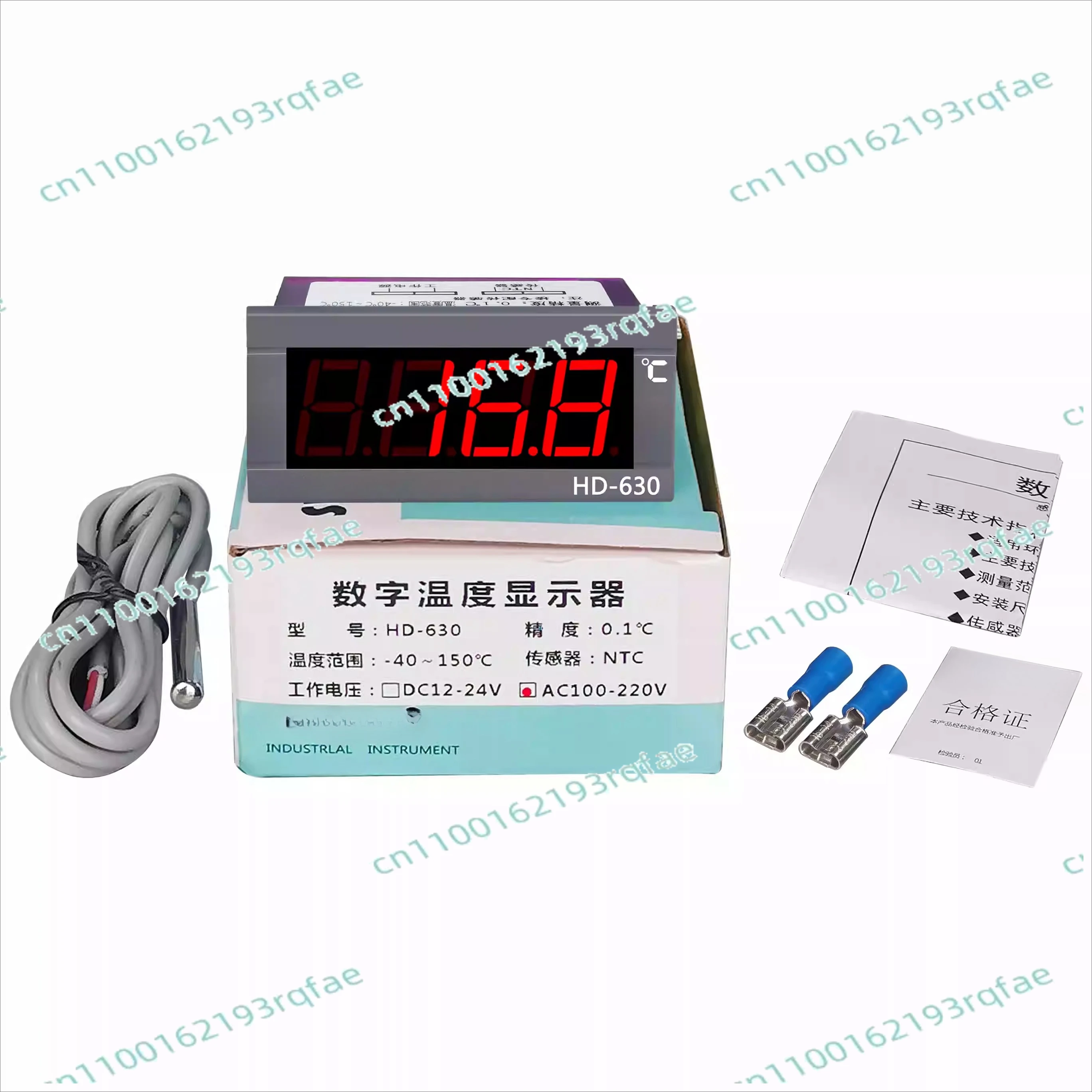 

Refrigerator electronic digital temperature display digital thermometer water temperature thermometer 4V220 with probe HD630