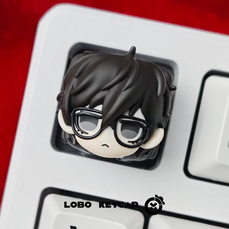Lobo Keycap Yuki Makoto Amamiya Ren Persona Anime Game Merchandise Mechanical Keyboard Accessory Single Keycap Replacement Esc