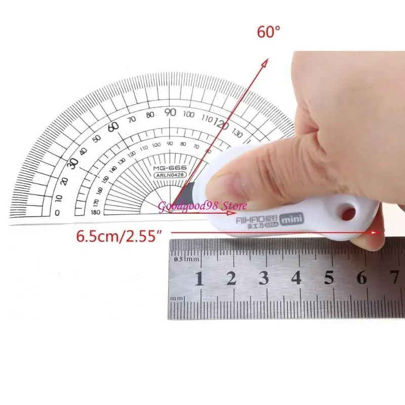 Mini cuchillo bolsillo retráctil, cortador caja, abrecartas para oficina