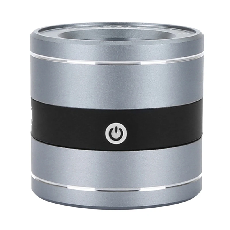 عدسة مكبرة معدنية كاملة مجهر معدني العدسة LED مقياس العدسة USB شحن جيب القراءة لقراءة خريطة قطرة