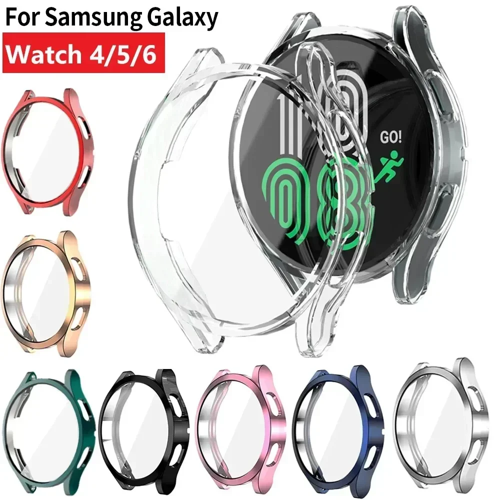 TPU Schutzhülle für Samsung Galaxy Uhr 6/5/4 5pro Uhr 6 klassische 43/47mm Abdeckung Displays chutz