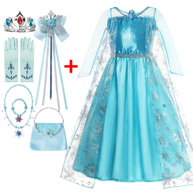 Vestido shops de anna de frozen 1