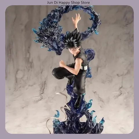 ​​24cm YuYu Hakusho Hiei Dark Figure Anime Collectible Statue with Evil Eye Desktop Decoration Gift​