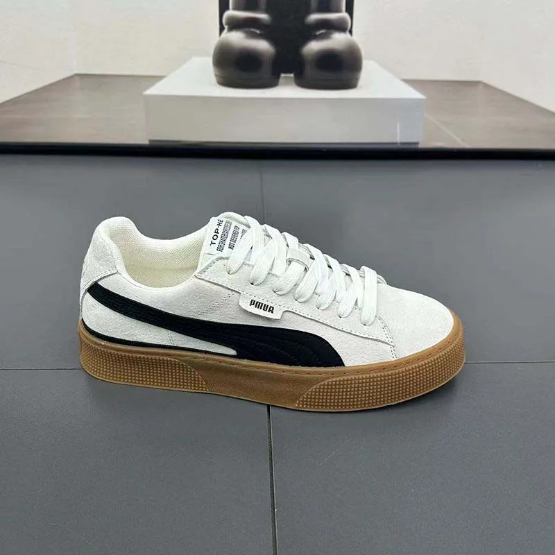 【 Factory Direct Sales 】 2026 New Men's Shoes Fashion Versatile Breathable Board Shoes Thick Soled Trendy Casual Shoes
