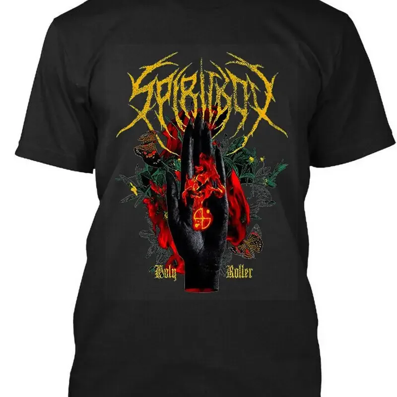 New Popular Spiritbox Holy Roller Canadian Progressive Music Logo T Shirt S 4XL