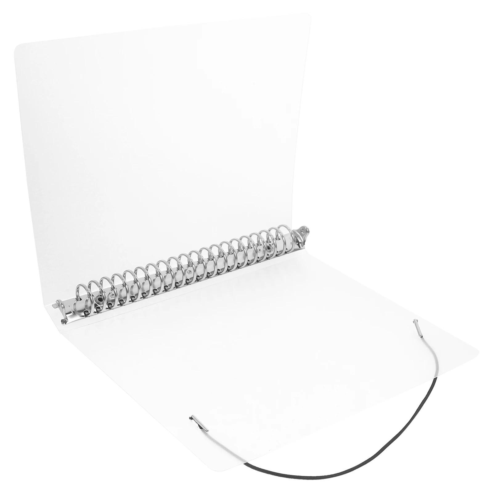 

Transparent Loose-leaf Binder Cover A4 Size 30 Holes PP Material Notebook Shell Document File Protective Cover
