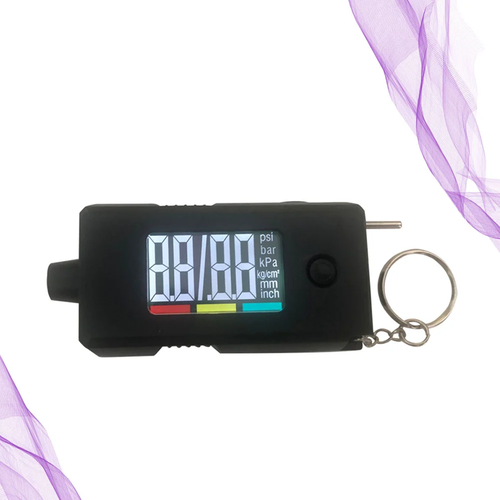 Multi-function In digital display tire pressure gauge multi-function tire pressure gauge tread ruler tread depth gauge