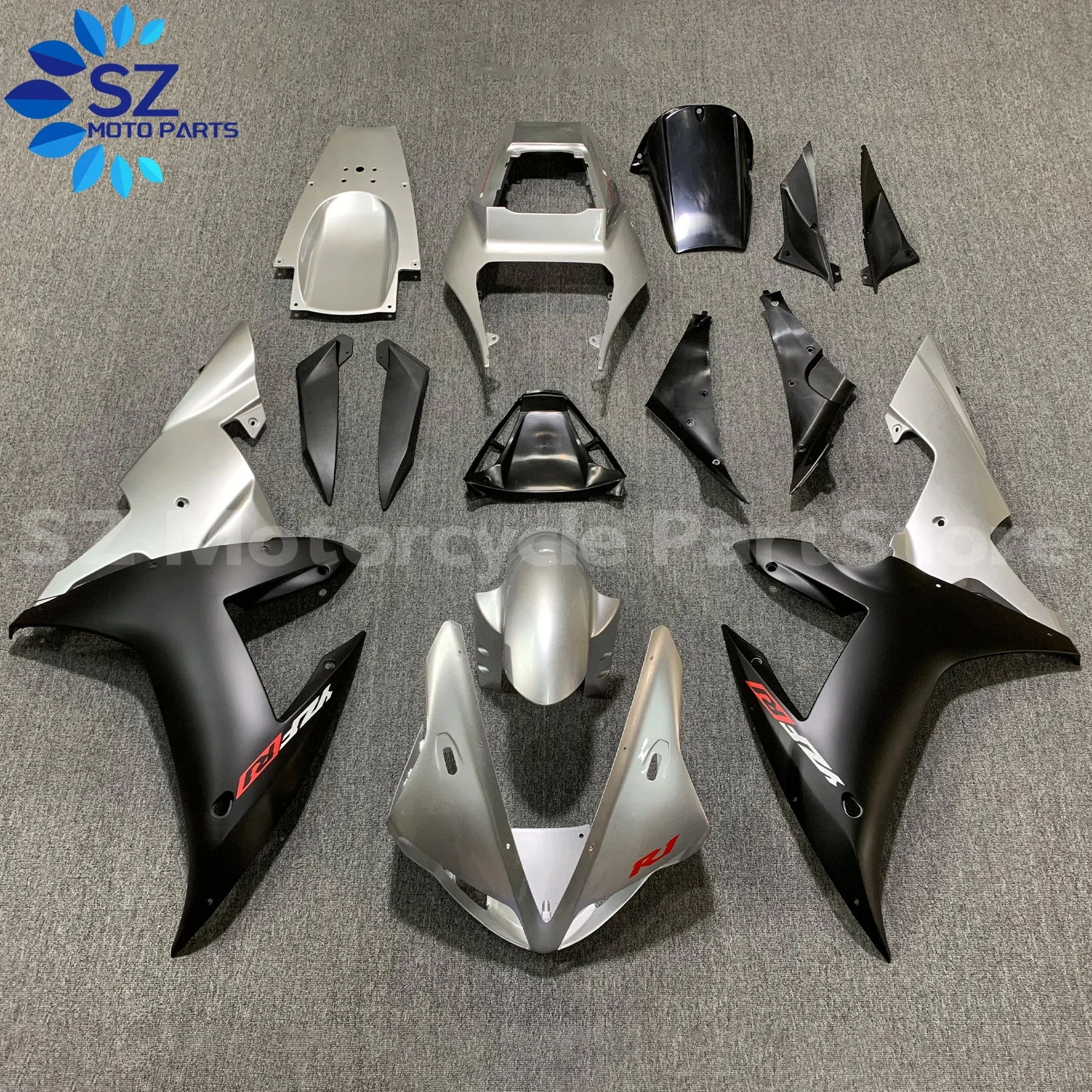 

Motorcycle Fairings Kit for YAMAHA YZF-R1 2002 2003 YZFR1 YZF R1 02 03 YZF1000 ABS Fairing Bodywork Set