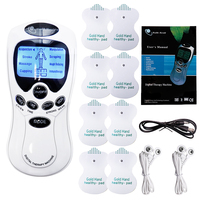 Dual Output Electric Tens Pulse Massager Instrument Electrical EMS Muscle Stimulator Acupuncture Massage for Neck Back Full Body