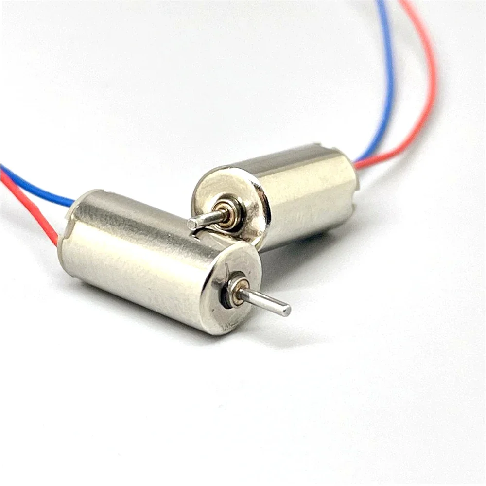 2pcs Mini 612 Coreless Motor DC 3V 3.7V 4.5V 56000RPM High Speed Motor Micro 6mm*12mm Coreless Strong Magnetic RC Drone Aircraft