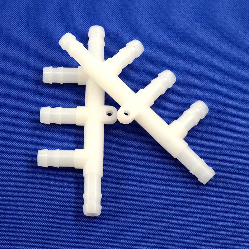 5~300pcs 8mm Barbed Nylon Connectors Aquarium Fish Tanks Water Hose Distributors Massage Chair TPU Air Gasbag Connector