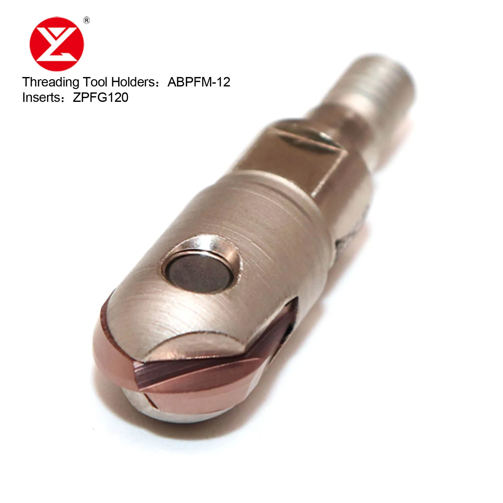 CNC Modular Type Screwed Connection Milling Cutter ABPFR8-M8 thread locking tooth type cutter head Fit Hitachi ball Insert ZPFG