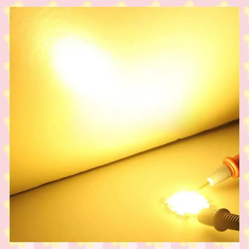 

AB51 6X 3W COB High Power Super Bright Light Lamp Bead LED Chip Warm White Light