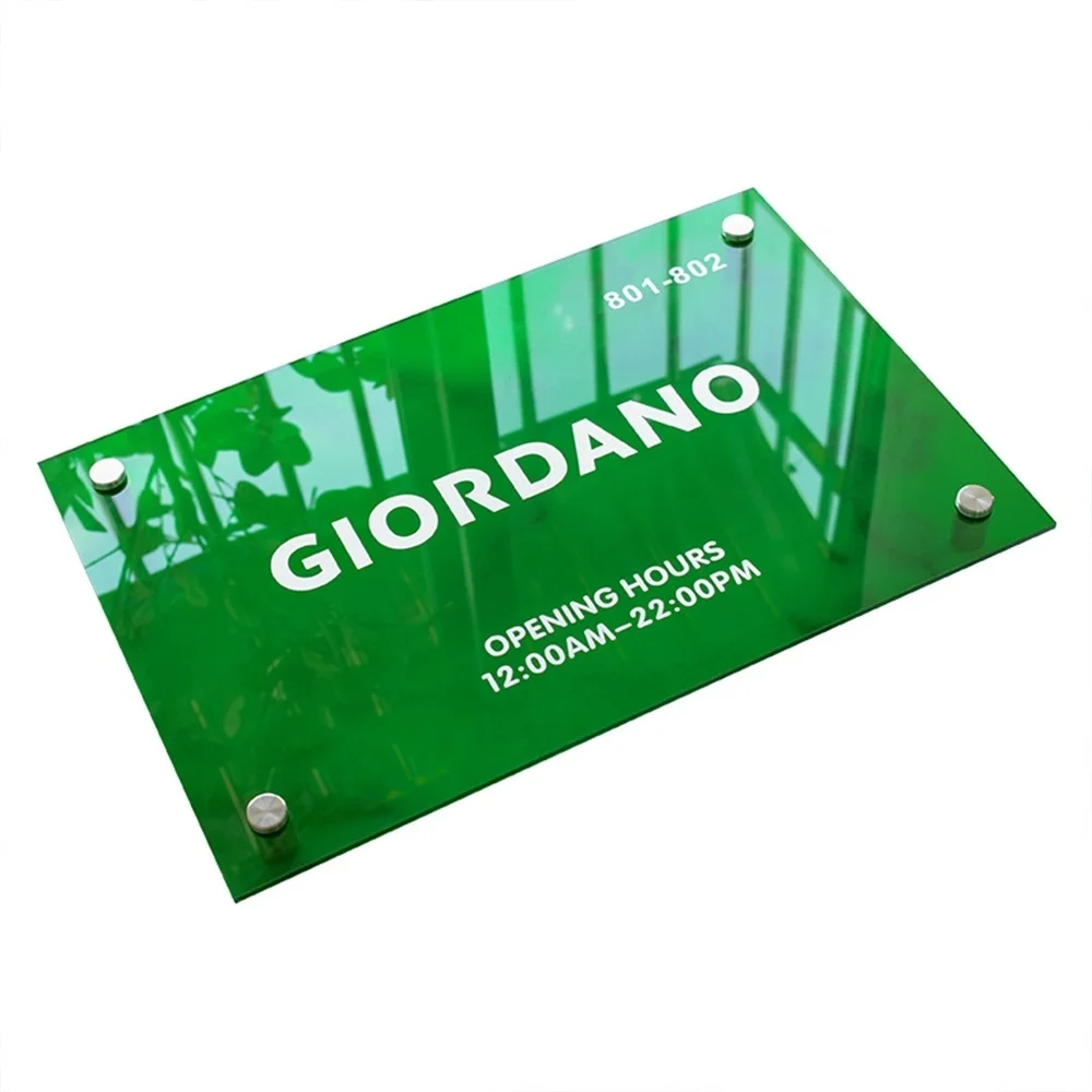 Custom Color Letter Text Wall Hanging Sign Large