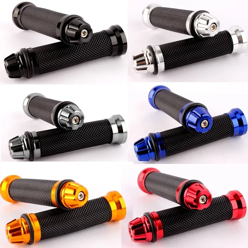 7/8 Zoll 22mm Motorradgriffe Handgriffe Lenker für Aprilia Victory Honda Suzuki Kawasaki Yamaha BMW Ducati – Detail 2