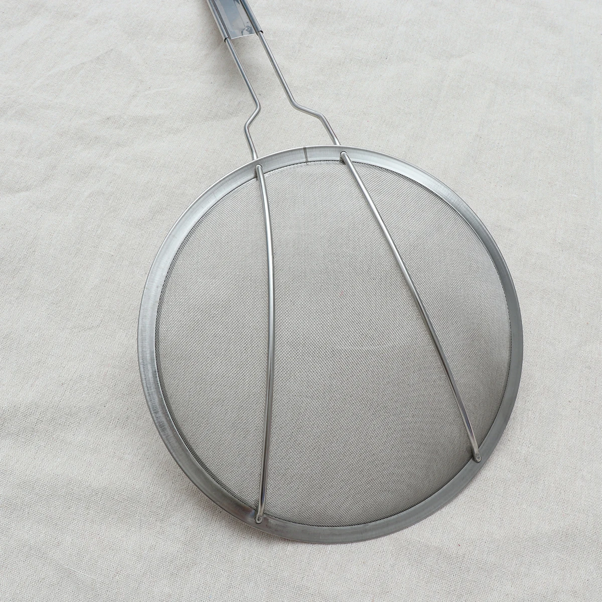 

22Cm Stainless Steel Ladle Fine Mesh Skimmer Spoon For Kitchen Frying Cooking Oil Filtering Drainage Tool Fryer Skimmer Colander