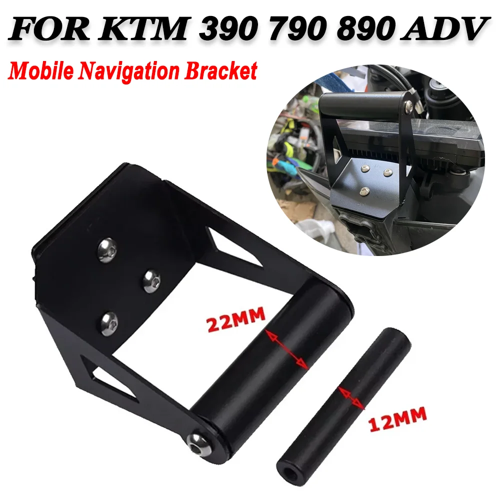 

Мотоциклетная подставка для смартфона, держатель GPS-навигационной пластины, кронштейн для KTM 390 Adventure R 790 890 Adventure R S ADV, аксессуары