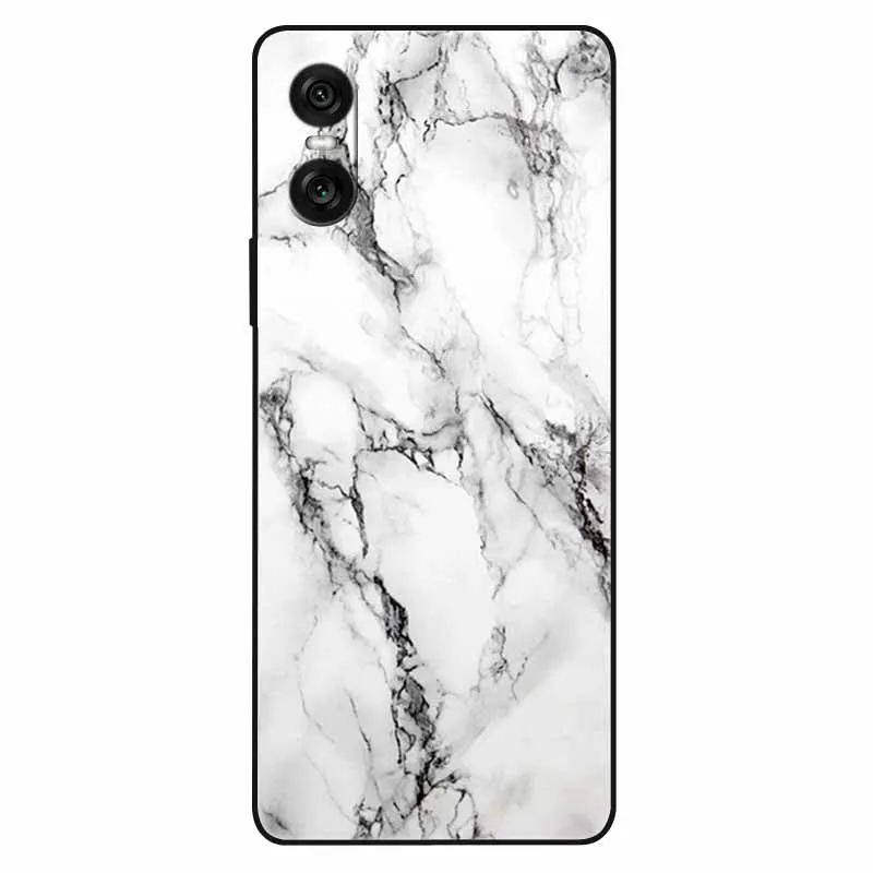 For Sony Xperia 10 VI Case Silicone Marble Soft Cover Cool Printed Cases For Sony Xperia 1 VI Cover IVI 10VI Fashionable Bags