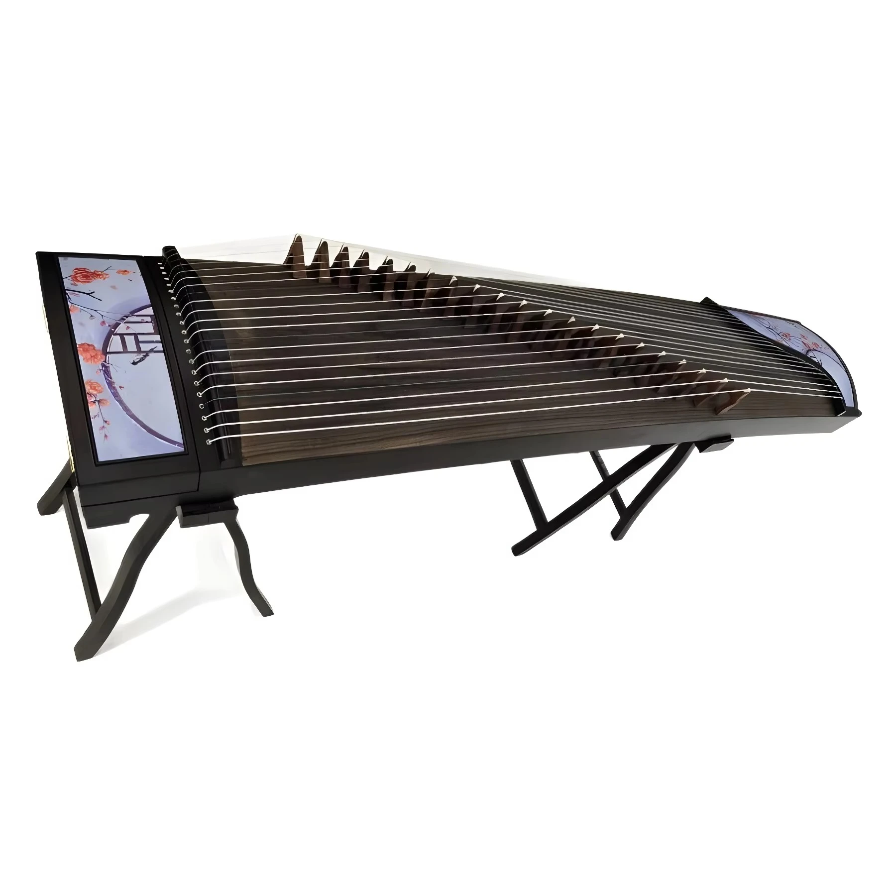 

163 Lacquer Painting Guzheng Rosewood Professional Performance Examination Level 10 Beginner Teaching Piano Manufacturer
