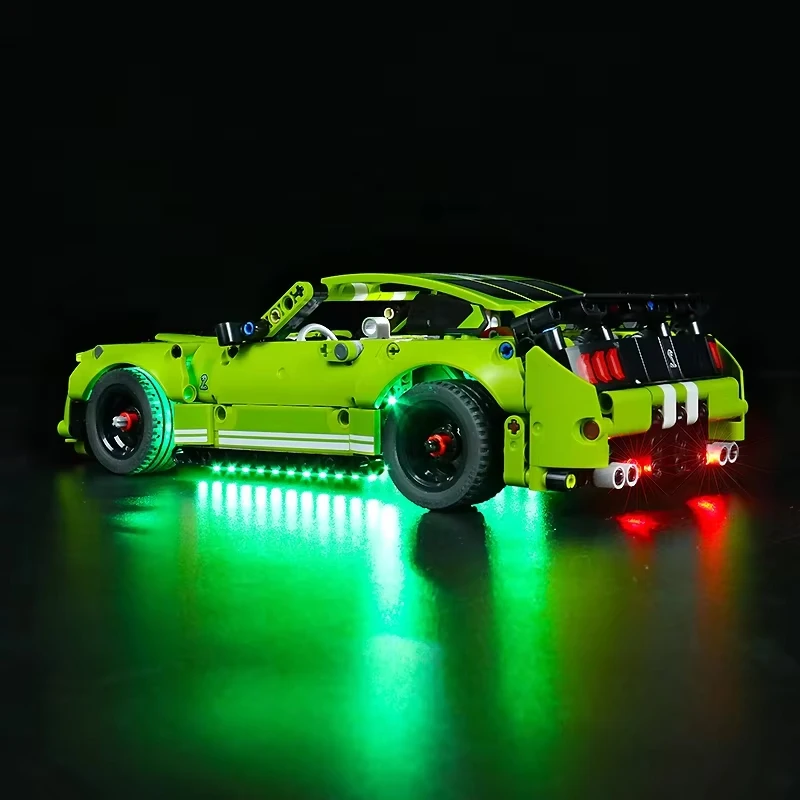 DIY LED Light Kit For LEGO 42138 GT500 Technical Super Sports Car Building Block Set (Only LED Light,Without Blocks Model)