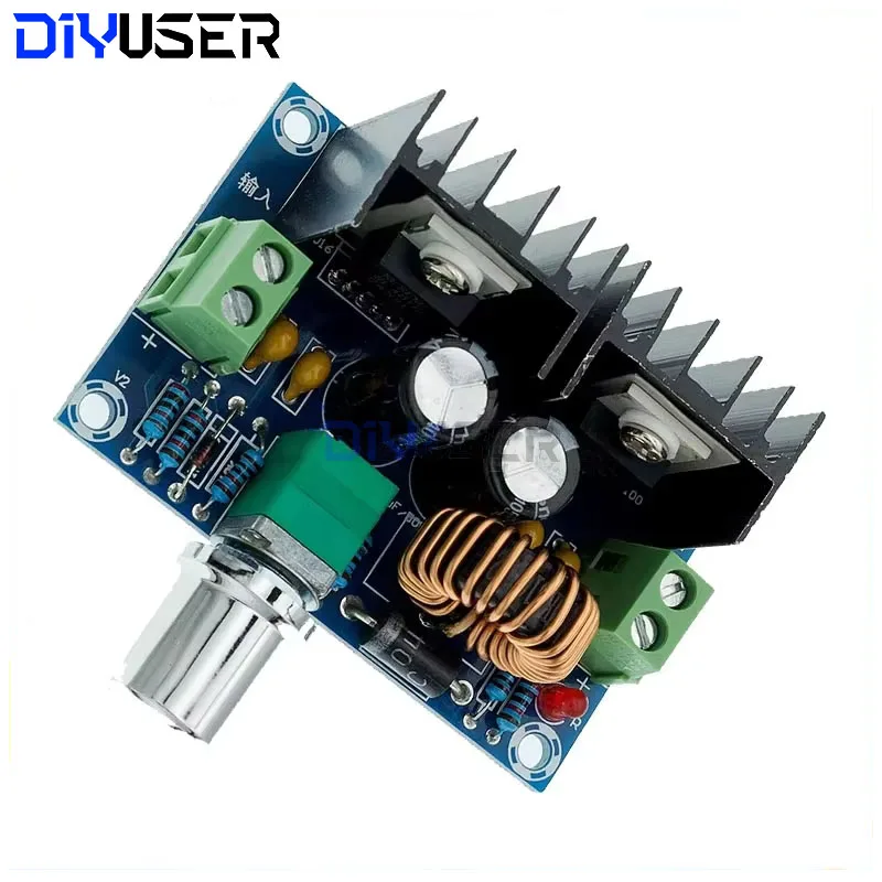 DIYUSER XH-M401 DC-DC Step Down Buck Converter Power Supply XL4016E1 PWM Adjustable 4-40V To 1.25-36V Step Down Board 8A 200W