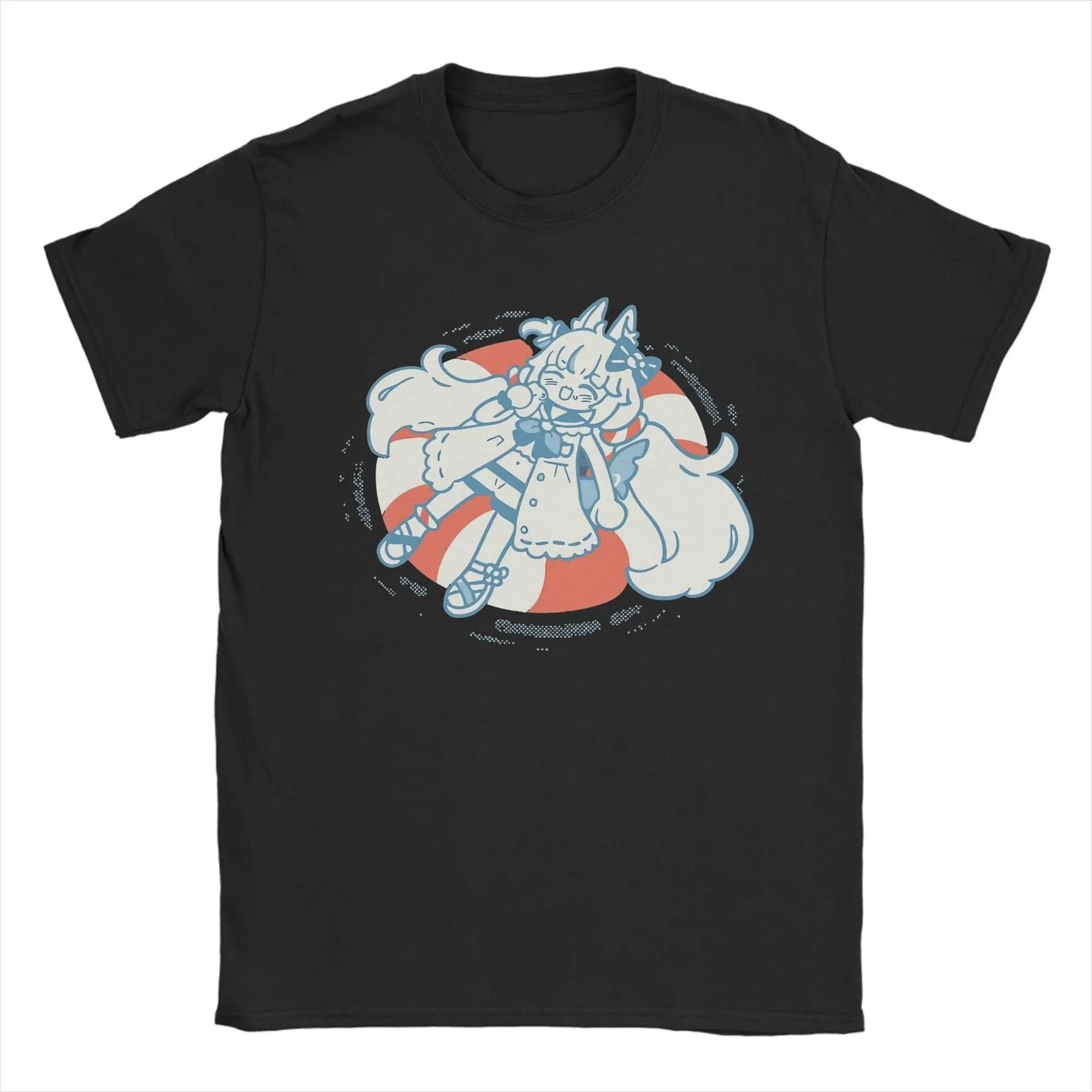 

Awesome Sameko Saba T-Shirts for Men O Neck Pure Cotton T Shirts Short Sleeve Tees Classic Clothing