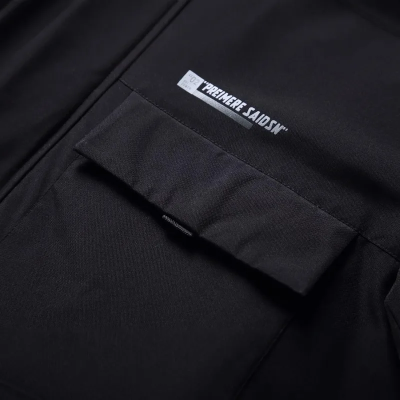 Nuovi uomini invernali con cappuccio casual piumino d'anatra bianco cappotti moda piumini corti qualità outdoor antivento più spessi caldi Parka 3X