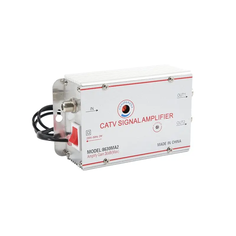 

Cable TV Splitter Amplifier 8630MA2 30Db Digital TV Antenna Signal Booster Home TV Equipment 45Mhz To 860Mhz EU Plug Easy To Use