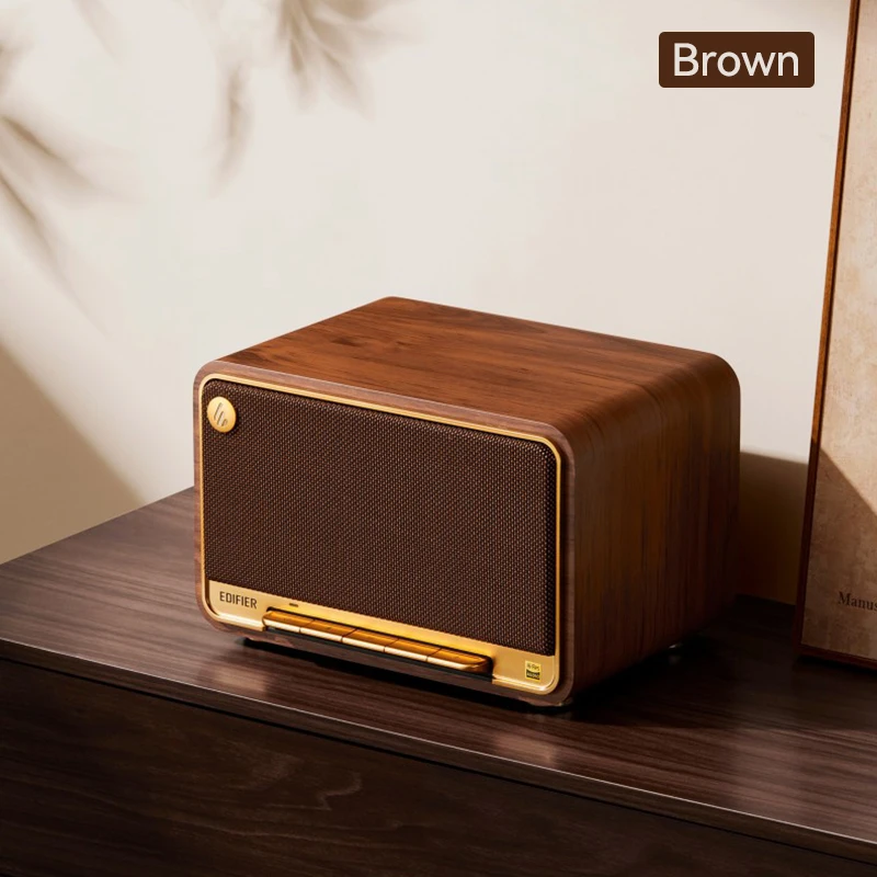 EDIFIER D32 ブラウン D32 Tabletop Wireless Bluetooth Speaker – Edifier Canada