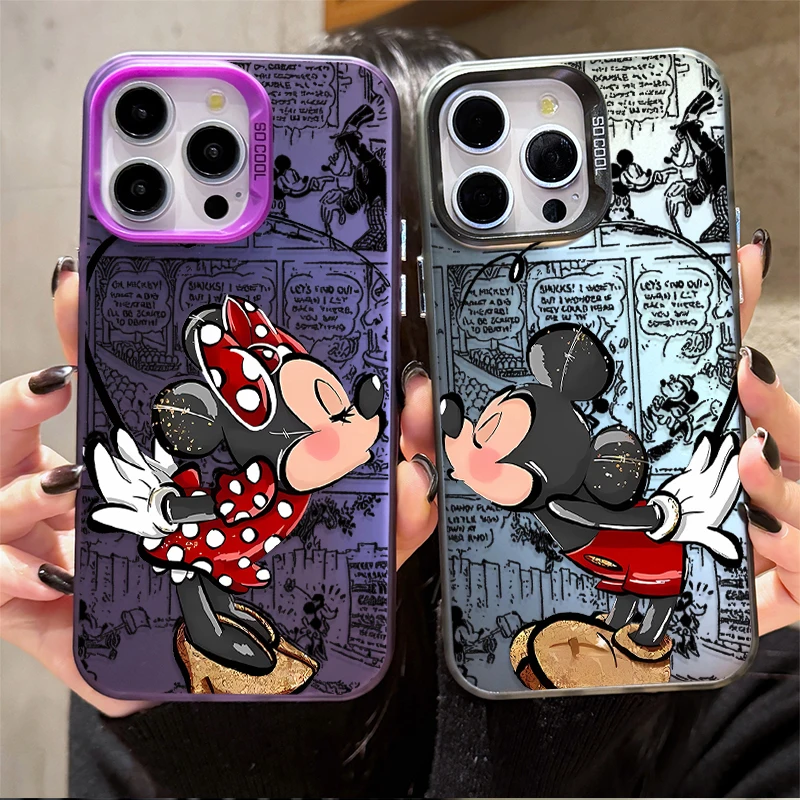 Mickey Minnie Couple Case for Samsung Galaxy A26 A36 A56 A25 A35 A55 A34 A54 A13 A33 A53 5G A06 A16 A15 A14 A23 A52 A52S A31