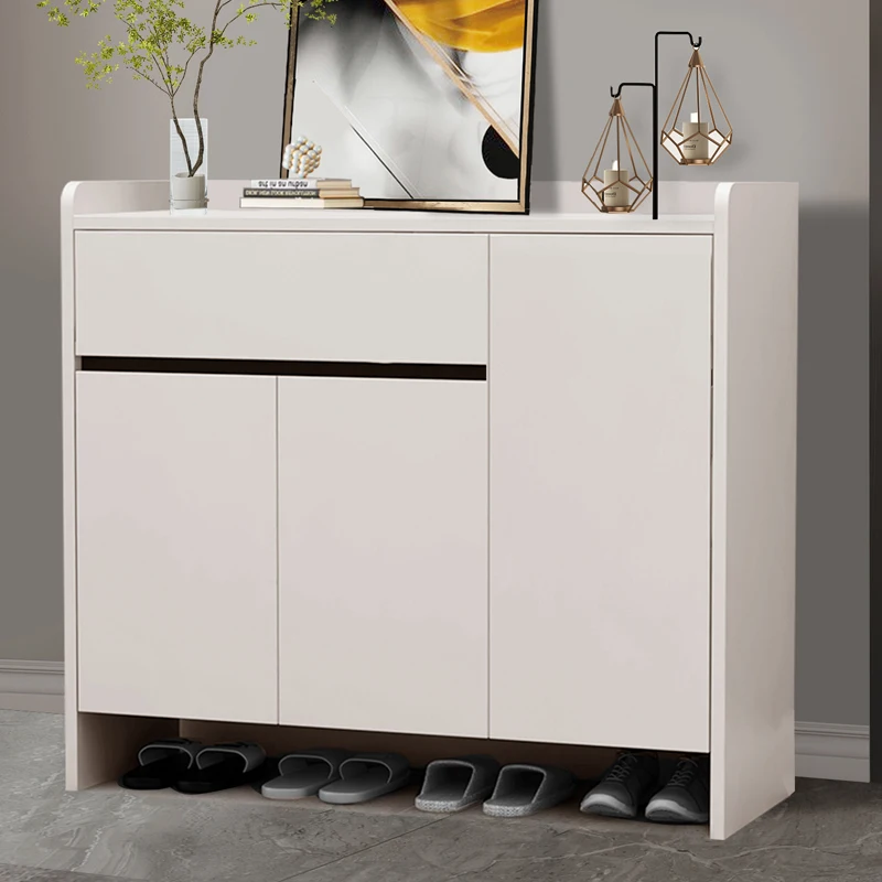 Shoe Cabinet Vertical Entrance Hall Modern Stackable Shoe Shelf Storage  Furniture