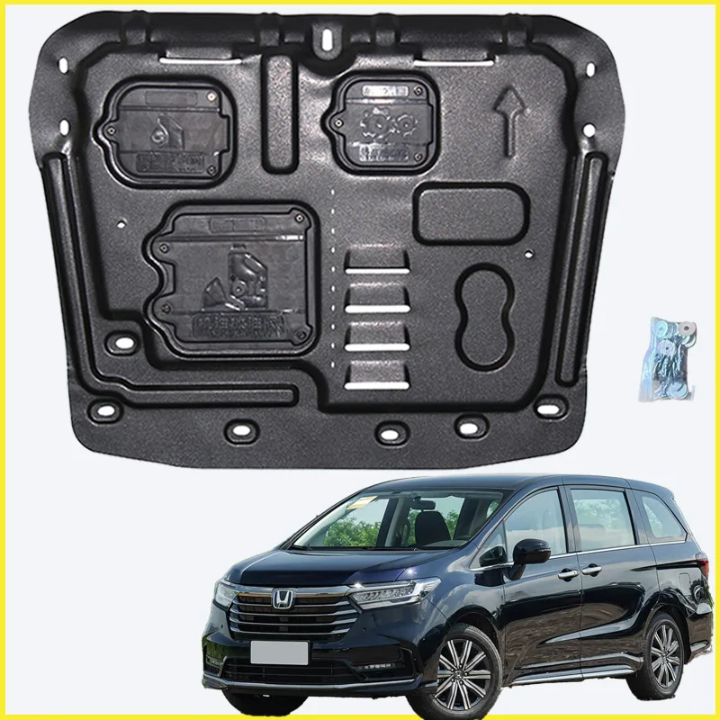 For Honda Odyssey 2022+ Black Under Engine Guard Plate Splash Shield Mud Fender Cover Mudguard Protector