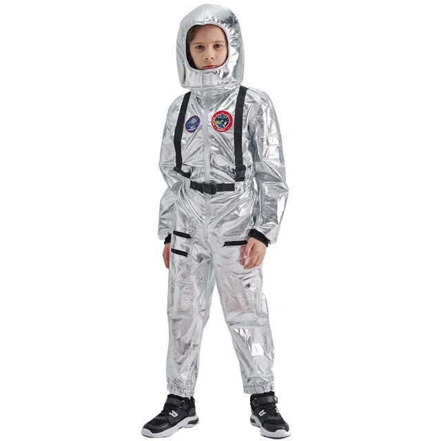 Astronaut Alien Pop Tänzer Bühne Raumfahrer Kostüm Karneval Party Club Erwachsene männliche Outfits Kleidung Halloween Phantasie Kostüme Geschenk