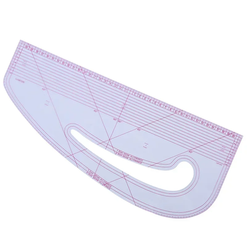 1pc Multi-Functional Ruler Put Yardstick Sewing Clothing Ruler Patchwork Sewing Ruler Seam Gauge Tailor Pattern Making