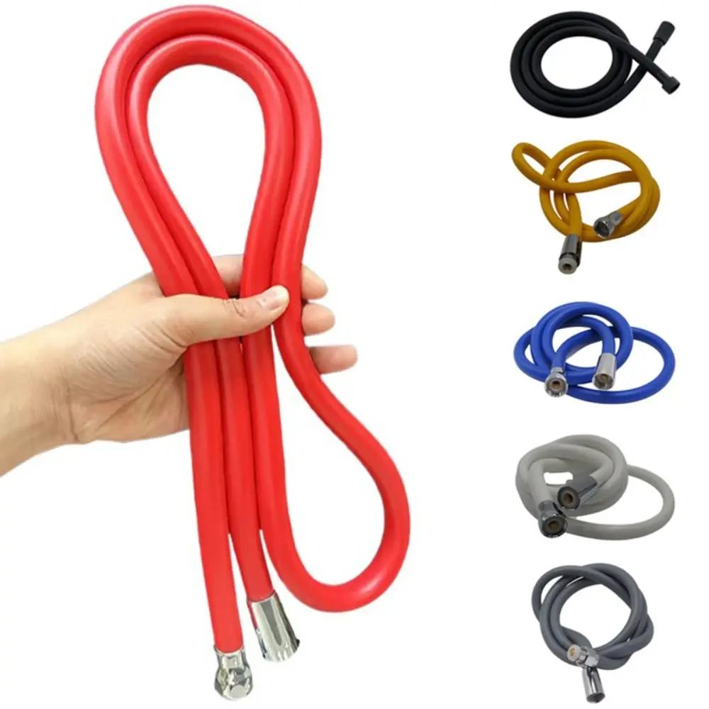 

Силиконовый сменный душевой шланг, противоскользящий взрывозащищенный ручной шланг для насадки для душа, ультрамягкая водопроводная труба высокого давления