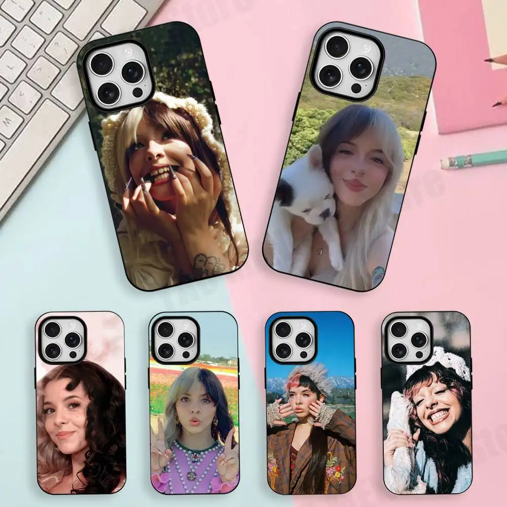 

HOT M-Melanie Singer M-Martinez Silicone Soft Case For iPhone 17,16,15,14,13,12,11 Pro Max For Magnetic Shell Frosted Cover