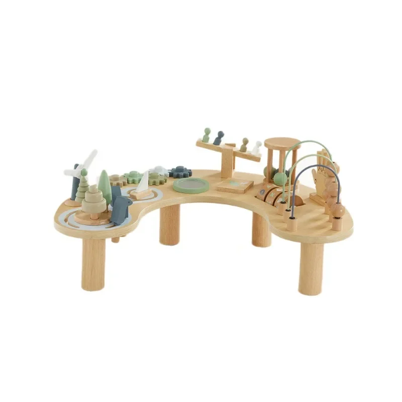 Building block game table early education educational aids First birthday gift for