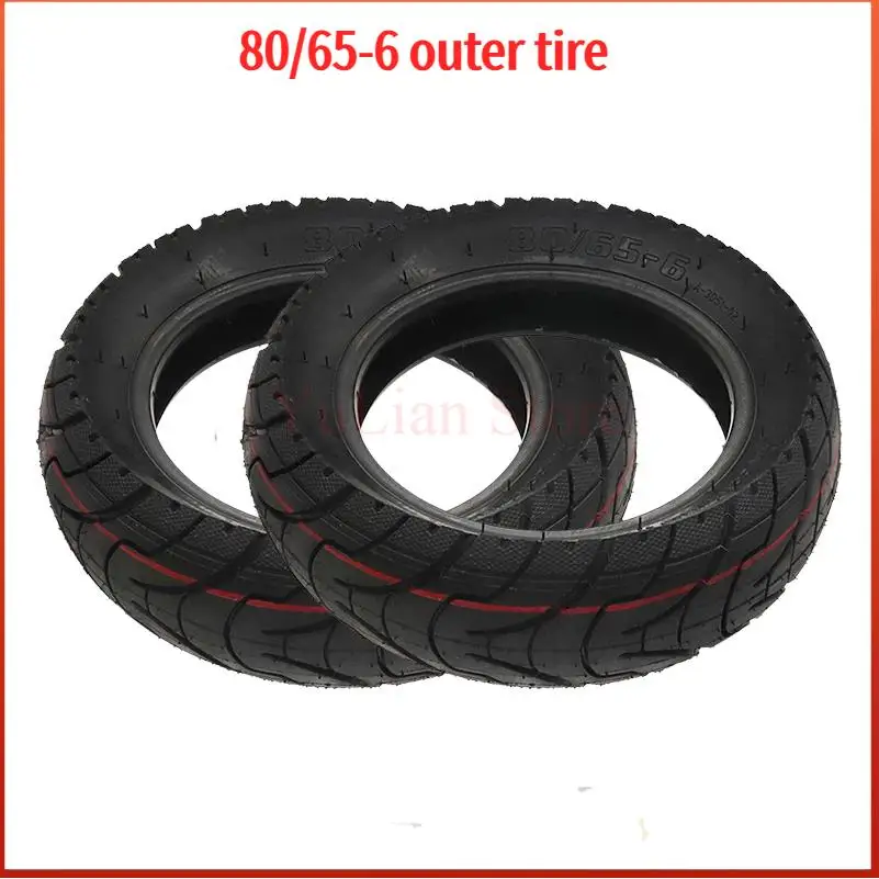 NEW 10 Inch Electric Scooter Tire 80/65-6 for KUKIRIN G2 Max Inokim oxo Kugoo M4 G1 Dualtron VICTOR EAGLE Bike Minimotors view 3