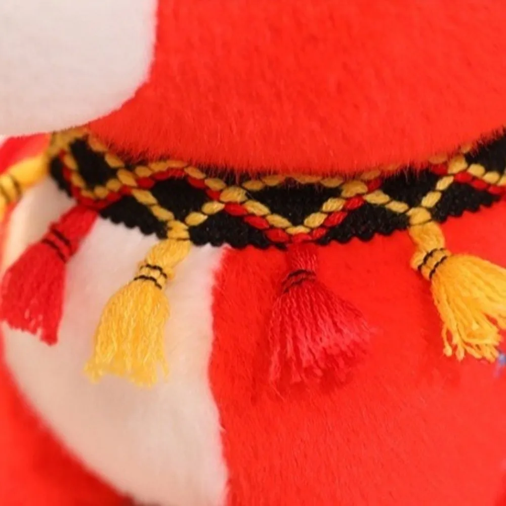 15/20/26cm Zodiac Horse Doll Chinese Style PP Cotton Filling Plush Horse Toys Cute Embroidery Chinese Horse Mascot