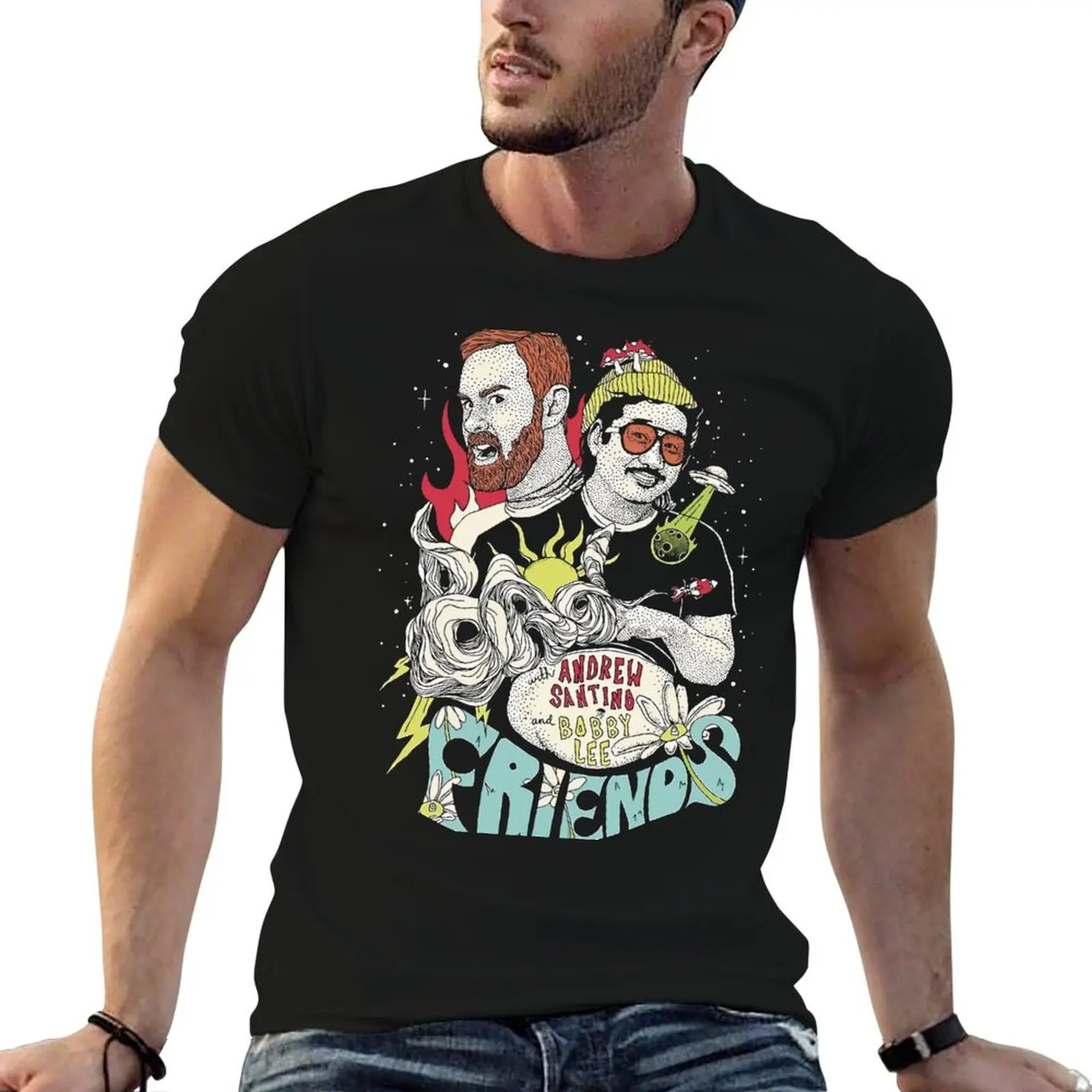 Bad Friends T Shirt Andrew Santino & Bobby Lee I'm Bobby Mom Unisex T-Shirt Performance Workout Short Sleeve Tee