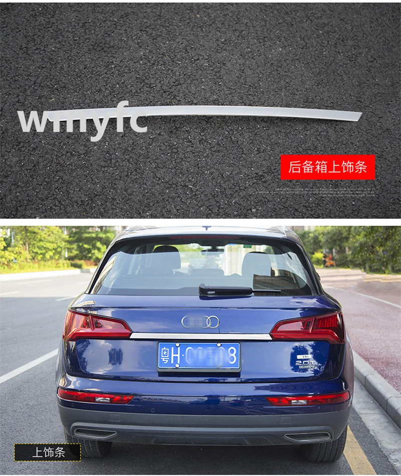 for audi Q5 FY 2018 2019 2020 2021 car rearguards trunk rear tail box bumper trim