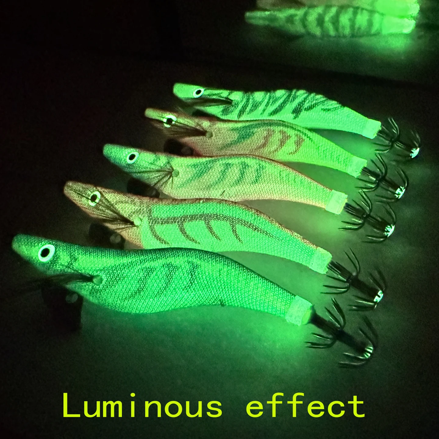 13 سم 20.5 جرام خطاف تهزهز الحبار المضيء 3.5 #   طُعم الروبيان الخشبي للأشعة فوق البنفسجية طُعم القفز EGI لحبار الأخطبوط الحبار #3