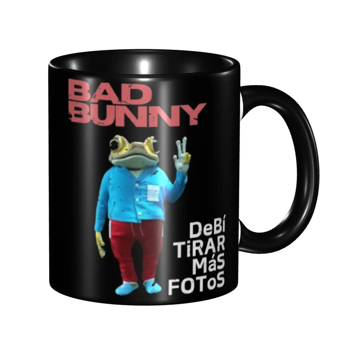 Novelty BAD BUNNYs DeBi TiRAR MaS FOToS New Album Tea Cup Party Mug